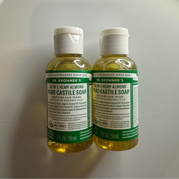 Dr. Bronner’s Hemp Almond Pure-Castile Soaps - Picture 1 of 4